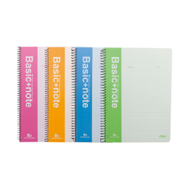 7681 Spiral Soft Cover Ruled Notebook A5/40P