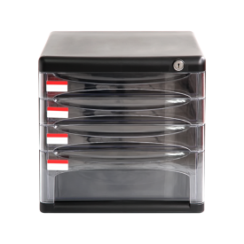 9794 Plastic 4-drawer File Cabinet