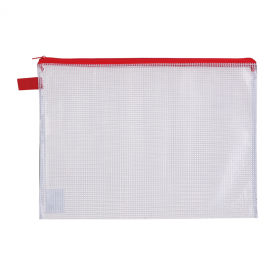 E5596 PVC Mesh Zip Bag A4 4C