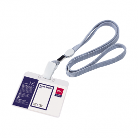 E5756 PVC Lanyard Name Badge Horizontal 95×68mm