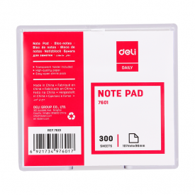 E7601 Note Pad 107×96mm w/holder 300 Sheets