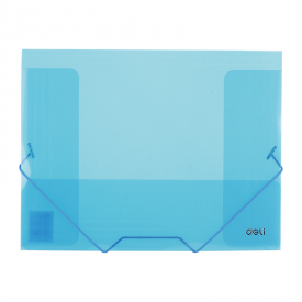 E39504 3-flap Folder Elastic A4 4C Translucent