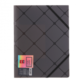 E39621 Cube 3-flap Folder Elastic A4 3C