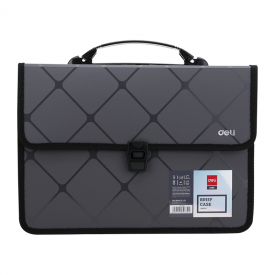E39634 Cube Brief Case Buckled w/handle A4 4C