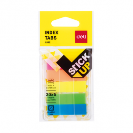 EA10202 Film Index Tabs 44×12mm 5×20sheets 5 Color