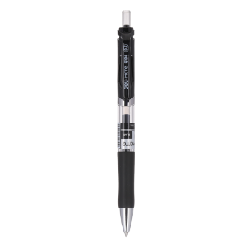 EQ10420 Retractable Gel Pen 0.5mm Black