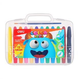 EC20504 Color Kids Gel Crayon Jumbo Super Smooth 12C