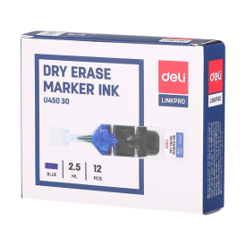 EU45030 Dry Erase Marker Refill Ink 12pcs Blue