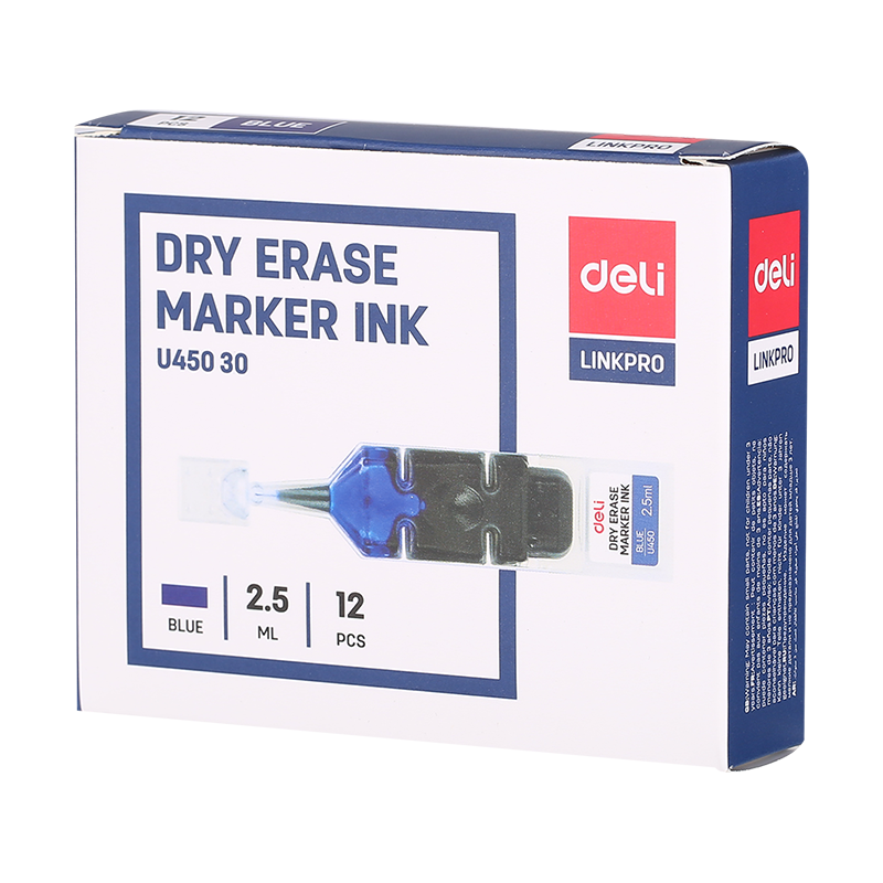 EU45030 Dry Erase Marker Refill Ink 12pcs Blue Picture(s)
